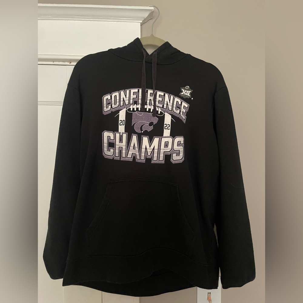 Kansas State wildcats conference champs hoodie ‘’22